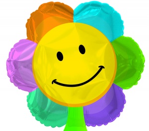 Smiley Face Flower Shape